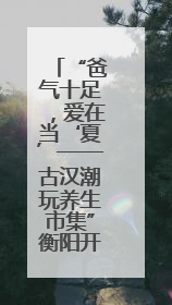 “爸气十足，爱在当‘夏’——古汉潮玩养生市集”衡阳开市