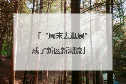 “周末去逛展”成了新区新潮流