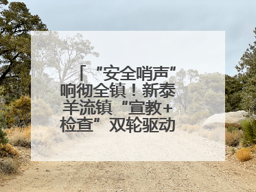 “安全哨声”响彻全镇！新泰羊流镇“宣教+检查”双轮驱动筑牢安全防线