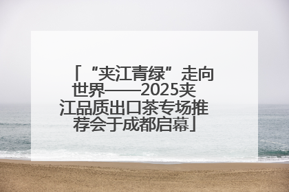 “夹江青绿”走向世界——2025夹江品质出口茶专场推荐会于成都启幕