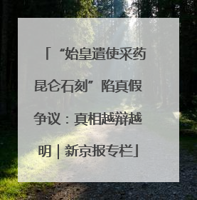 “始皇遣使采药昆仑石刻”陷真假争议：真相越辩越明｜新京报专栏