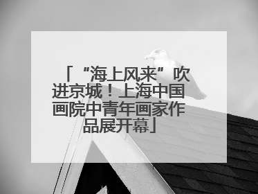 “海上风来”吹进京城！上海中国画院中青年画家作品展开幕