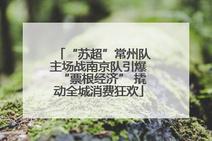 “苏超”常州队主场战南京队引爆“票根经济” 撬动全城消费狂欢
