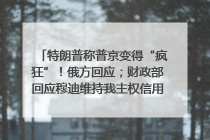 特朗普称普京变得“疯狂”！俄方回应；财政部回应穆迪维持我主权信用评级；小米辟谣“定制芯片”；不听人类指挥，OpenAI模型拒关闭丨每经早参