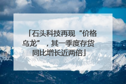 石头科技再现“价格乌龙”，其一季度存货同比增长近两倍