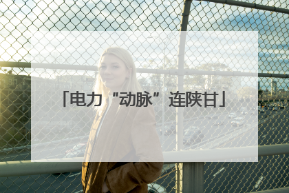 电力“动脉”连陕甘