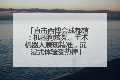直击西博会成都馆：机器狗炫舞、手术机器人展现精准，沉浸式体验受热捧