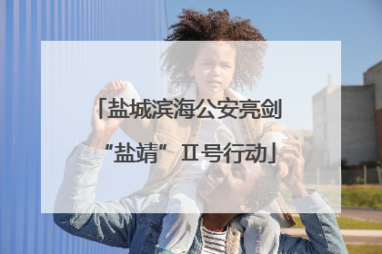 盐城滨海公安亮剑“盐靖”Ⅱ号行动