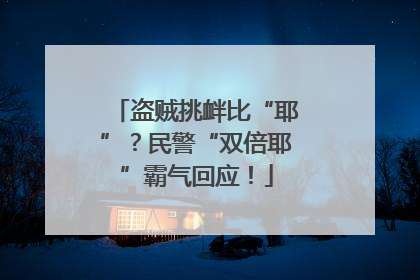 盗贼挑衅比“耶”？民警“双倍耶”霸气回应！