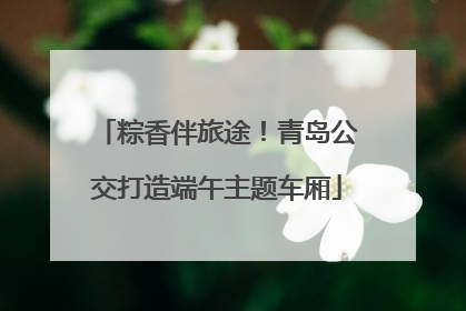 粽香伴旅途！青岛公交打造端午主题车厢