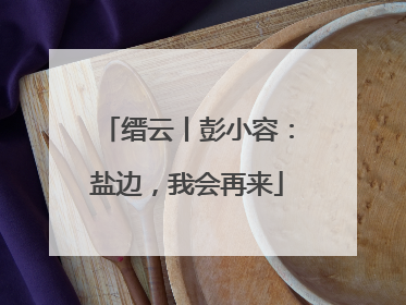 缙云丨彭小容：盐边，我会再来