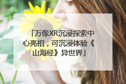 万像XR沉浸探索中心亮相，可沉浸体验《山海经》异世界