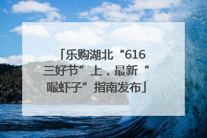 乐购湖北“616三好节”上，最新“嘬虾子”指南发布