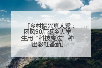 乡村振兴真人秀：团风90后返乡大学生用“科技魔法”种出彩虹番茄