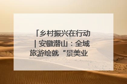 乡村振兴在行动｜安徽潜山：全域旅游绘就“景美业兴民富”新画卷