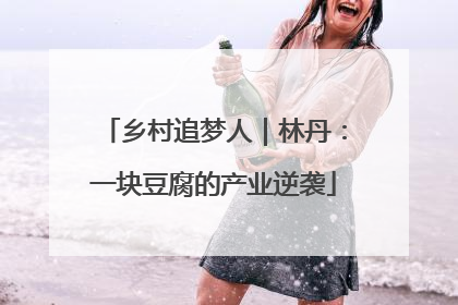 乡村追梦人｜林丹：一块豆腐的产业逆袭