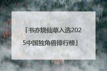 书亦烧仙草入选2025中国独角兽排行榜