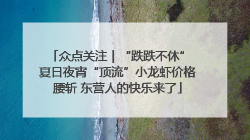 众点关注｜“跌跌不休” 夏日夜宵“顶流”小龙虾价格腰斩 东营人的快乐来了