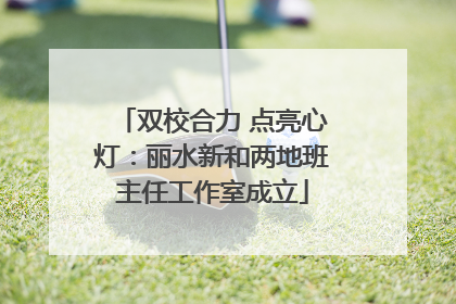 双校合力 点亮心灯：丽水新和两地班主任工作室成立