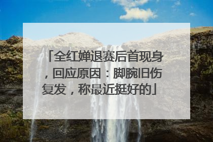 全红婵退赛后首现身，回应原因：脚腕旧伤复发，称最近挺好的