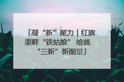 凝“新”聚力｜红旗渠畔“铁姑娘” 绘就“三新”新图景