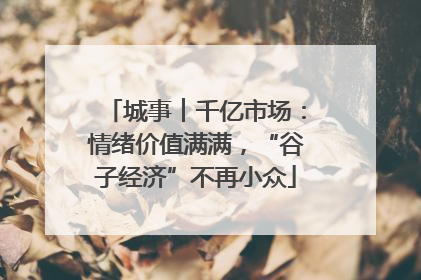 城事︱千亿市场：情绪价值满满，“谷子经济”不再小众
