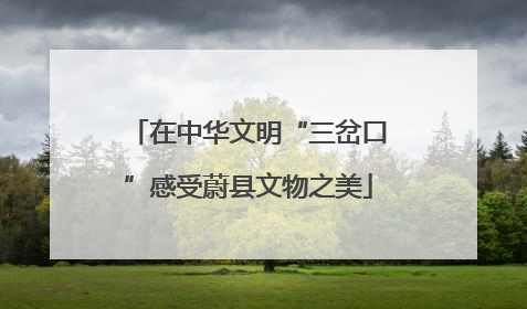 在中华文明“三岔口”感受蔚县文物之美
