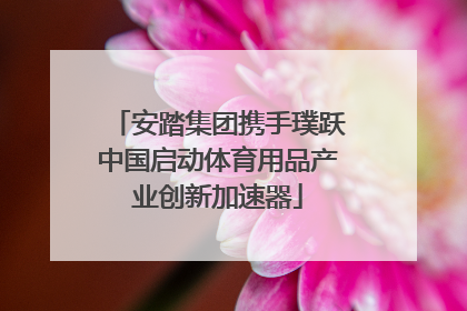 安踏集团携手璞跃中国启动体育用品产业创新加速器