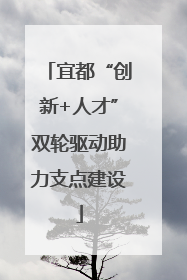 宜都“创新+人才”双轮驱动助力支点建设