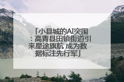 小县城的AI突围：高青县田镇街道引来星途旗航 成为数据标注先行军