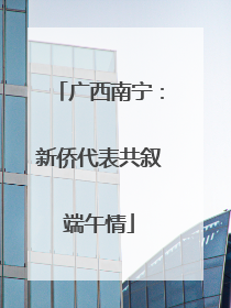 广西南宁：新侨代表共叙端午情