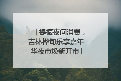 提振夜间消费，吉林桦甸乐享嘉年华夜市焕新开市