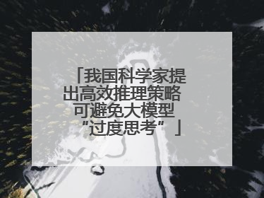 我国科学家提出高效推理策略 可避免大模型“过度思考”