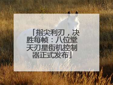 指尖利刃，决胜每帧：八位堂天刃星街机控制器正式发布