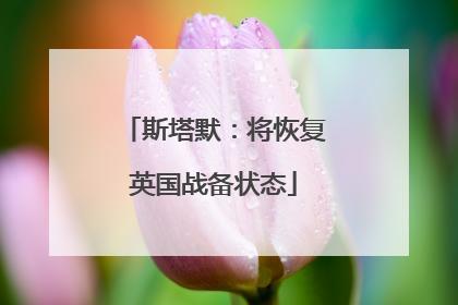 斯塔默：将恢复英国战备状态