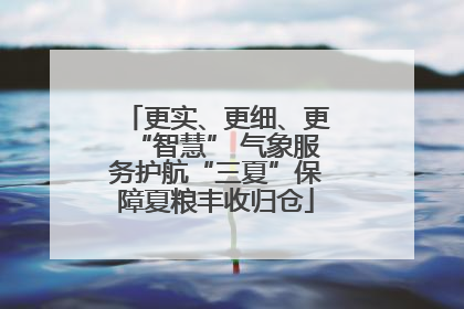 更实、更细、更“智慧” 气象服务护航“三夏”保障夏粮丰收归仓