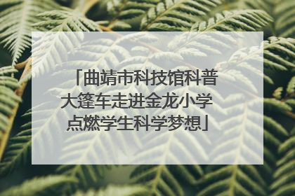 曲靖市科技馆科普大篷车走进金龙小学点燃学生科学梦想