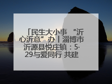 民生大小事 “沂心沂意”办丨淄博市沂源县悦庄镇：5·29与爱同行 共建生育友好社会