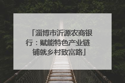 淄博市沂源农商银行：赋能特色产业链 铺就乡村致富路