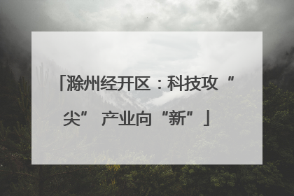 滁州经开区：科技攻“尖” 产业向“新”