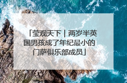 莹观天下｜两岁半英国男孩成了年纪最小的门萨俱乐部成员