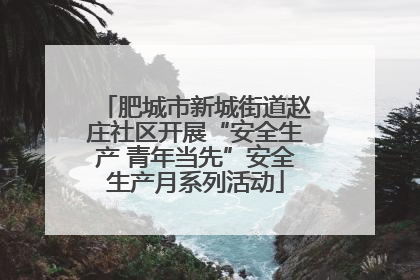 肥城市新城街道赵庄社区开展“安全生产 青年当先”安全生产月系列活动
