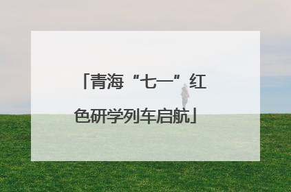 青海“七一”红色研学列车启航