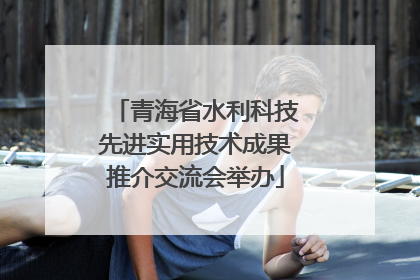 青海省水利科技先进实用技术成果推介交流会举办
