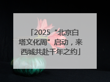 2025“北京白塔文化周”启动，来西城共赴千年之约