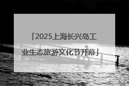 2025上海长兴岛工业生态旅游文化节开幕