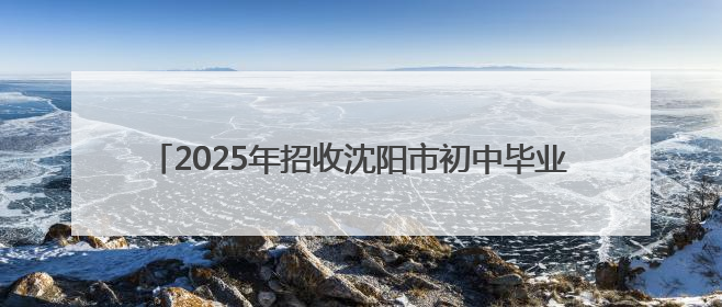 2025年招收沈阳市初中毕业生的普通高中招生计划公布！